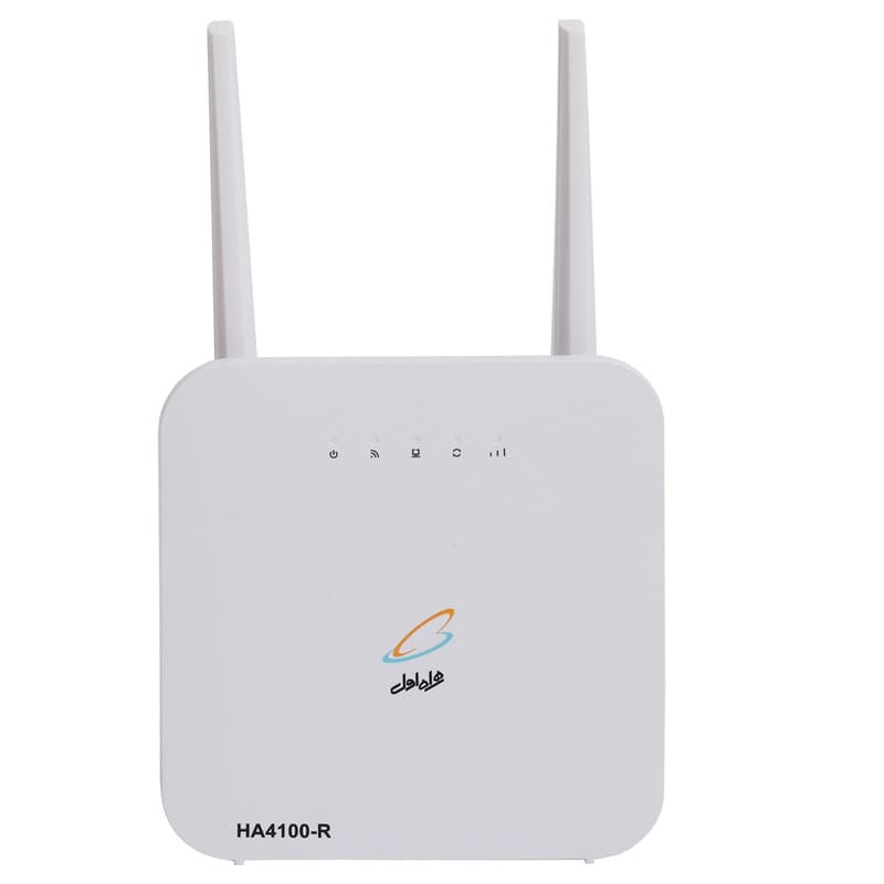 مودم رومیزی 4G LTE همراه اول مدل HA4100 با سرعت دانلود 150 مگابیت بر ثانیه، پشتیبانی از 32 کاربر، فناوری MIMO دوآنتن داخلی، پشتیبانی از SMS، مناسب کاربران خانگی و دفاتر کوچک