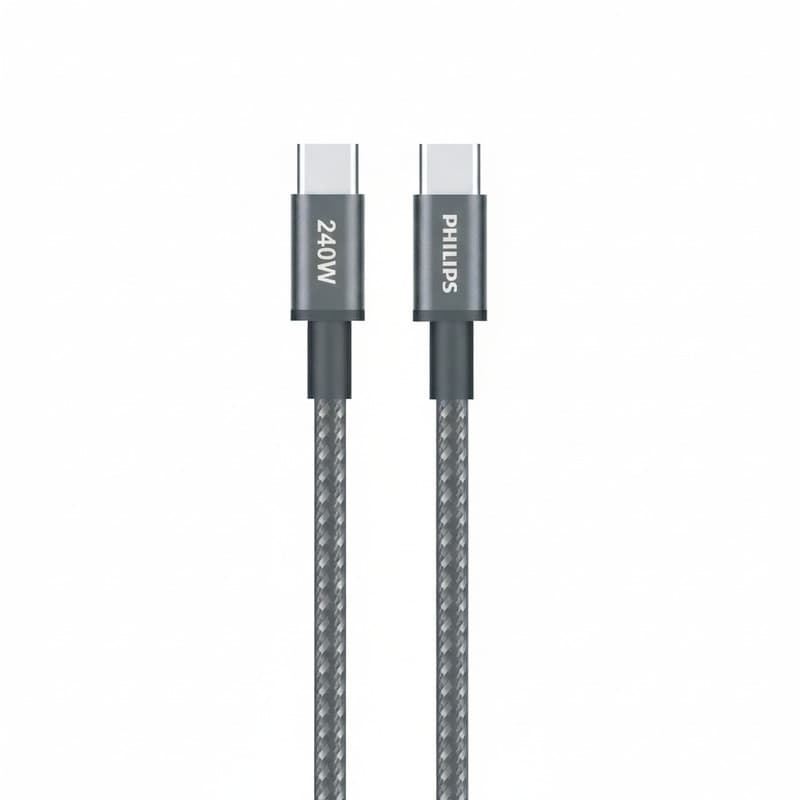 کابل تبدیل USB-C به USB-C فیلیپس مدل DLC7030C طول 1 متر