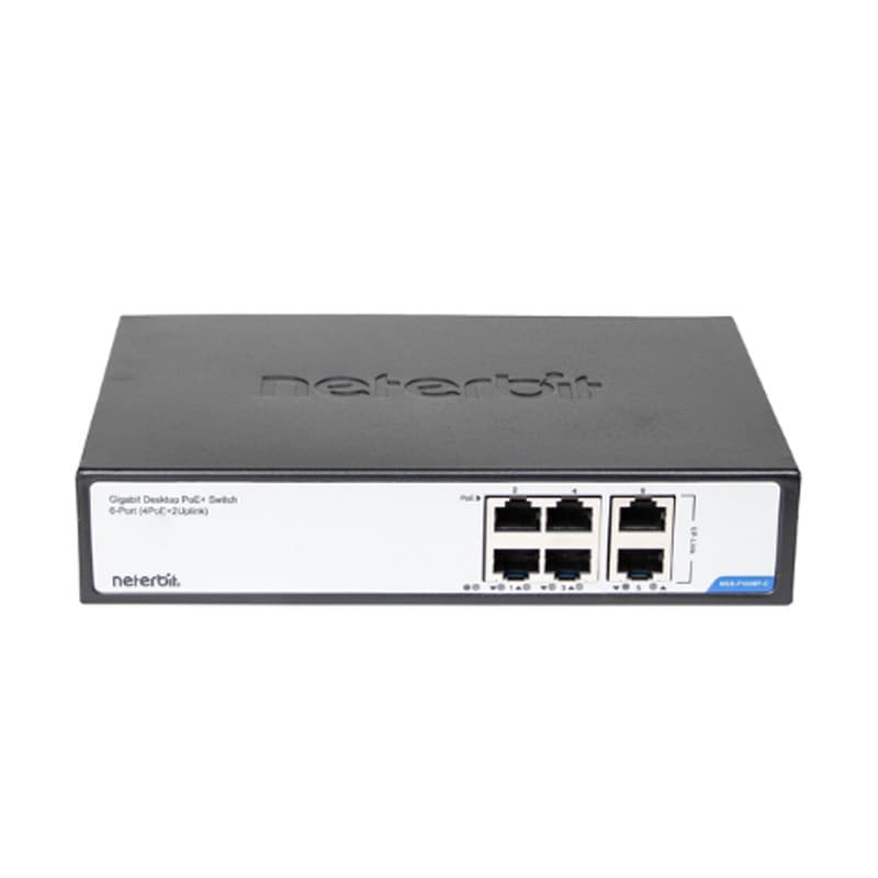 سوییچ 6 پورت نتربیت مدل NGS-F1006P-C