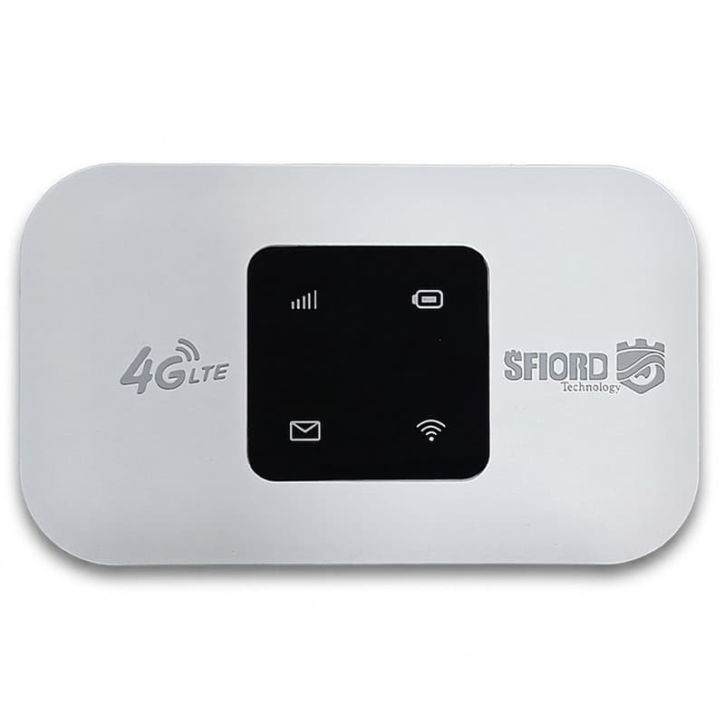 مودم جیبی 4G LTE اسفیورد مدل M720 با باتری 3000 میلی‌آمپر ساعت، پشتیبانی از 4.5G، اتصال همزمان تا 10 کاربر، سرعت دانلود 150 مگابیت بر ثانیه، وای‌فای 802.11b/g/n و قابلیت اتصال USB