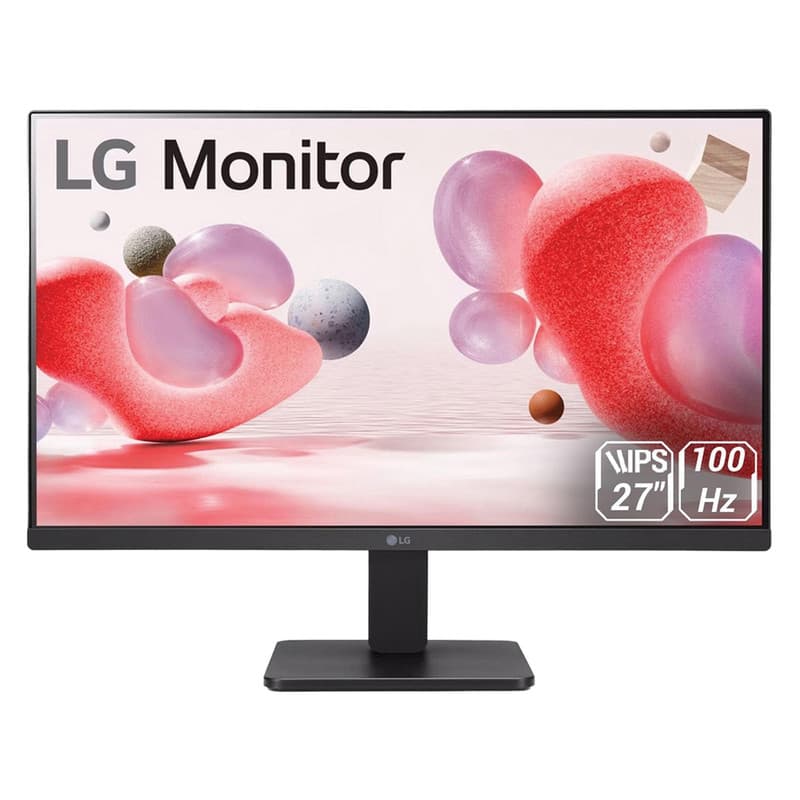 مانیتور 27 اینچ ال جی مدل 27MR400-B با وضوح Full HD پنل IPS و نرخ به روزرسانی 100 هرتز