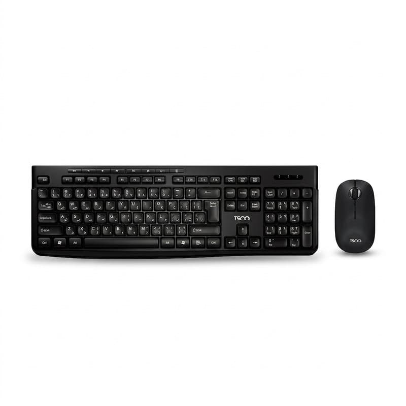 ماوس و کیبورد بی سیم تسکو مدل TKM 7027W