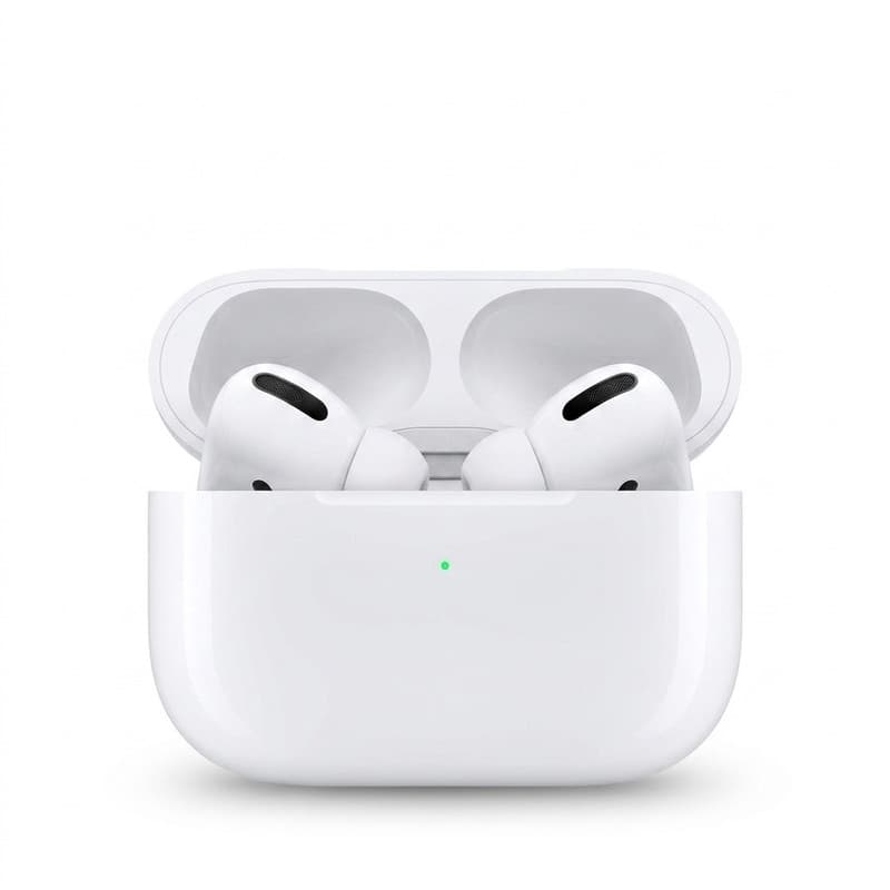 هدفون بلوتوثی اپل مدل AirPods Pro 2nd Generation با نویز کنسلینگ فعال (ANC)، نویز کنسلینگ میکروفون (ENC)، درگاه شارژ USB Type-C، با قابلیت شارژ بی‌سیم، دارای میکروفون دوگانه از نوع Beamforming، مقاومت در برابر رطوبت و عرق