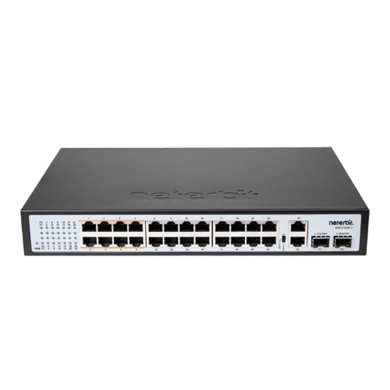 سوییچ 28 پورت نتربیت مدل NGS-F1028P-C