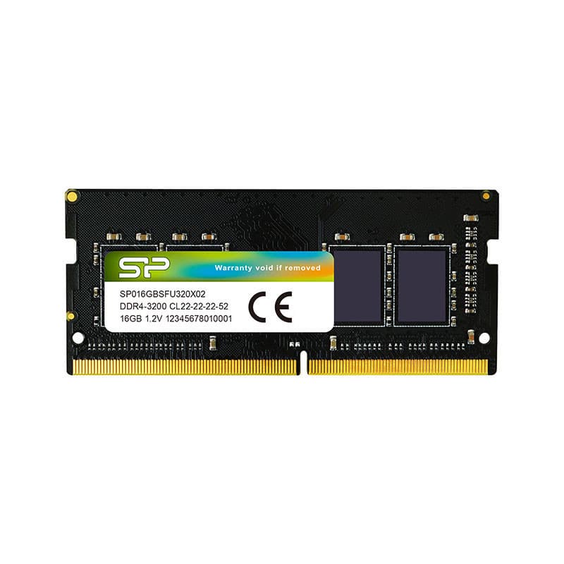 رم لپ‌تاپ DDR4 تک کاناله 3200 مگاهرتز CL22 سیلیکون پاور مدل SP ظرفیت 16 گیگابایت