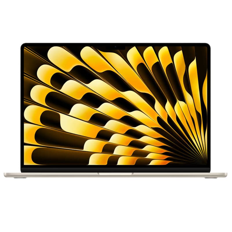 لپ‌تاپ 15.3 اینچی اپل مدل MacBook Air MW1K3 2025، با پردازنده M4، رم 16 گیگابایت Unified، حافظه SSD با ظرفیت 512 گیگابایت، نمایشگر Liquid Retina، شارژدهی تا 18 ساعت، پشتیبانی از Wi-Fi 6E و 2 پورت USB Type-C
