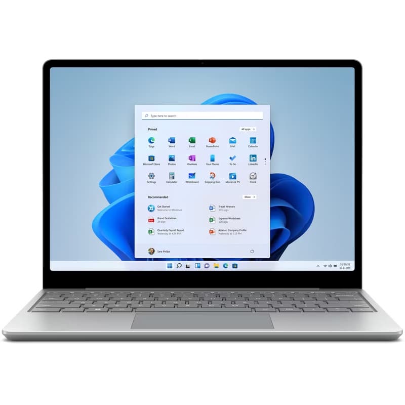 لپ تاپ 12.4 اینچی مایکروسافت مدل Surface Laptop Go 2-i5 1135G7-8GB LPDDR4X-128GB SSD-Touch