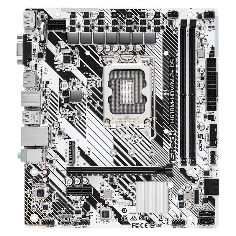 مادربرد ازراک مدل H610M-HDV/M.2 Plus D5