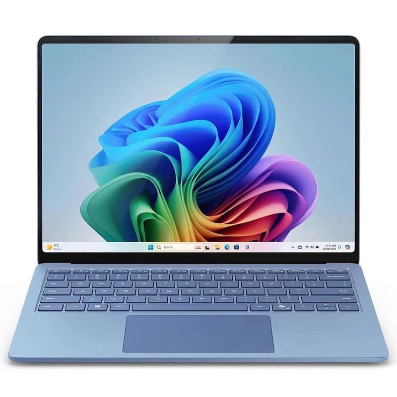 لپ‌تاپ 13.8 اینچی مایکروسافت مدل Surface Laptop 7 Copilot Plus PC-Snapdragon X Plus با رم 16 گیگابایت LPDDR5X، حافظه SSD با ظرفیت 1 ترابایت، صفحه‌نمایش لمسی 120 هرتز، ویندوز 11 پرو و شارژدهی تا 20 ساعت