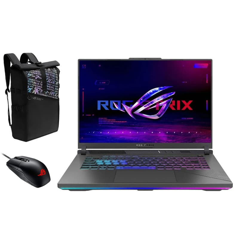 لپ تاپ 16 اینچی ایسوس مدل ROG Strix G16 G614JVR-Core i9 14900HX-RTX4060 8GB-16GB DDR5 5600MHz-1TB SSD-WUXGA 165Hz به همراه کیف و ماوس - کاستوم شده