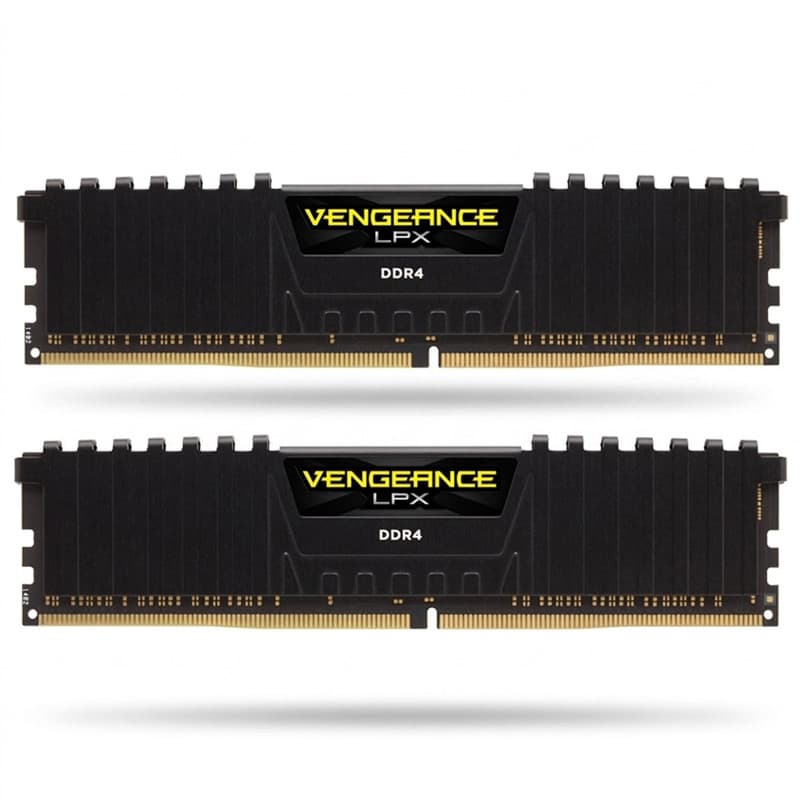 رم دسکتاپ کورسیر مدل Vengeance LPX DDR4 دو کاناله 32 گیگابایت 3200 مگاهرتز CL16 با هیتسینک آلومینیومی و پشتیبانی از XMP 2.0 برای اورکلاکینگ پایدار و خنک‌کنندگی بهینه