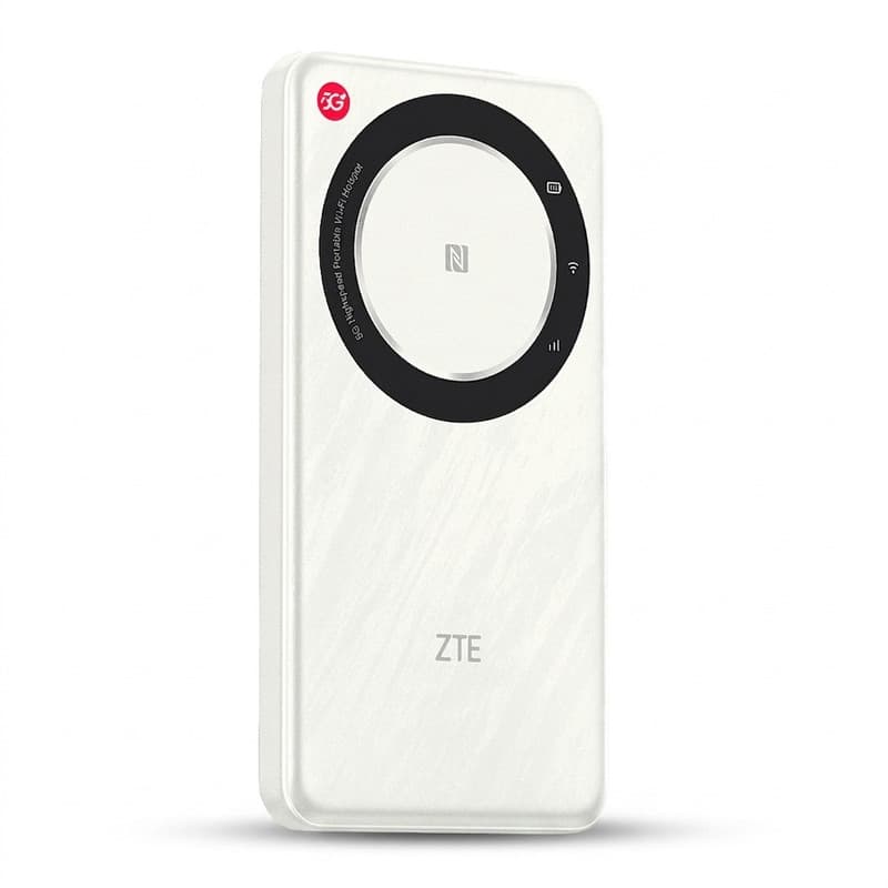 مودم جیبی 5G زد تی ای مدل U30 Air با باتری 4500 میلی‌آمپر ساعت، پشتیبانی از 10 کاربر همزمان، اتصال بی‌سیم Wi-Fi و درگاه USB Type-C برای اینترنت پرسرعت همراه