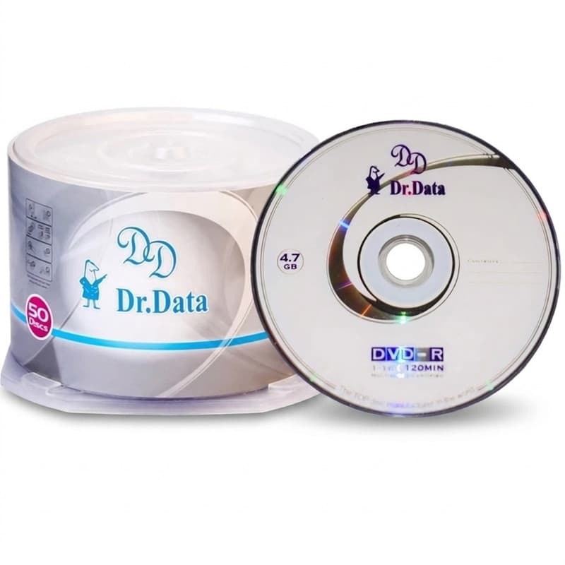 دی وی دی خام دکتر دیتا مدل DVDR بسته 50 عددی