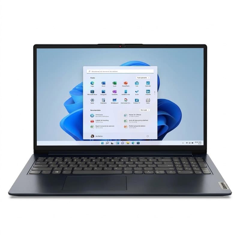 لپ‌تاپ لنوو مدل IdeaPad 1 15IJL7 با پردازنده Celeron N4500، رم DDR4 8GB با فرکانس 2933MHz، حافظه SSD با ظرفیت 256GB، نمایشگر 15.6 اینچ TN با وضوح HD