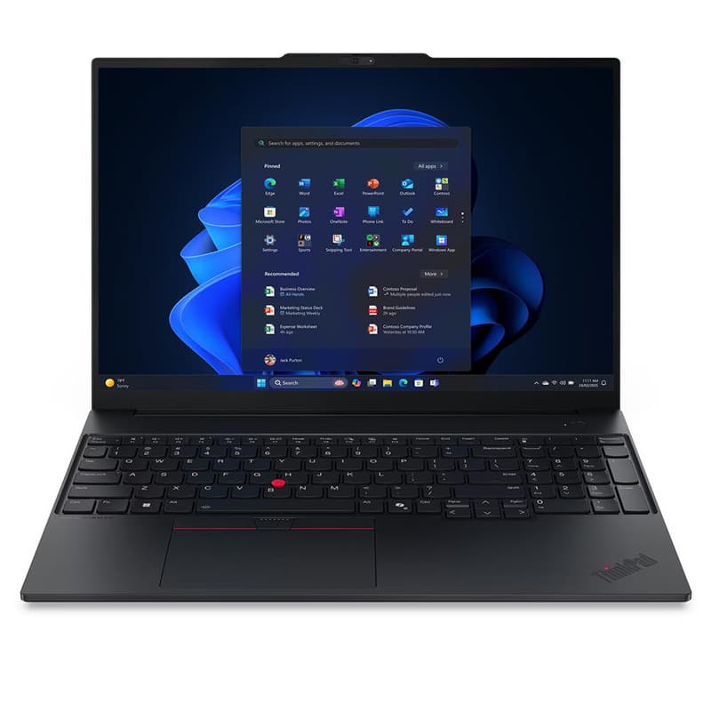 لپ تاپ 16 اینچی لنوو مدل ThinkPad E16 Gen 3-Core Ultra 7 255H-32GB DDR5 5600MHz-512GB SSD-IPS-Backlit-Fingerprint - کاستوم شده