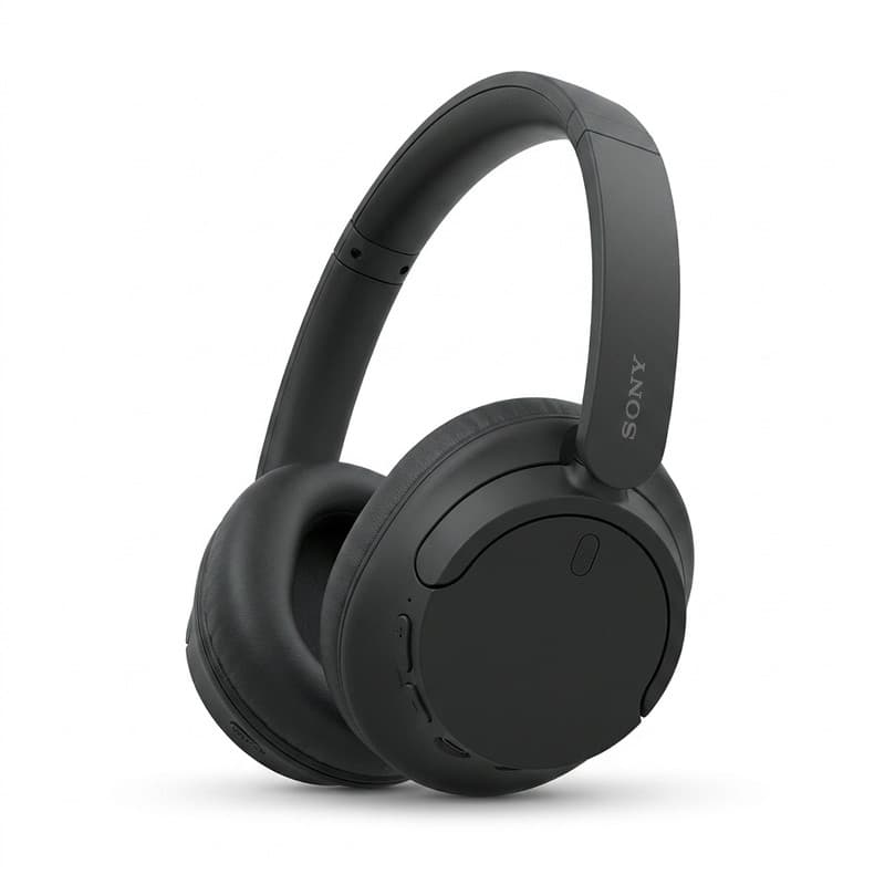 هدفون بلوتوثی سونی مدل WH-CH720N با نویز کنسلینگ فعال (ANC)، درگاه شارژ USB Type-C، دارای اتصالات همزمان به دو دستگاه، طراحی سبک و ارگونومیک