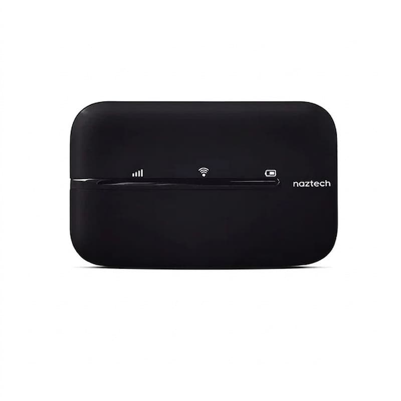 مودم 4G LTE قابل حمل نزتک مدل NZT-77CT با باتری 2100 میلی‌آمپر، پشتیبانی از 10 کاربر همزمان، آنتن داخلی، پورت USB Type-C و شیار سیم کارت میکرو