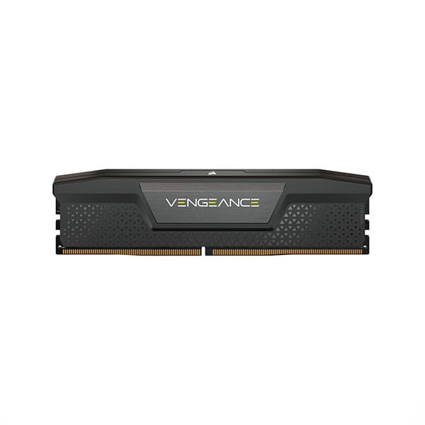رم دسکتاپ کورسیر مدل VENGEANCE DDR5 تک کاناله ظرفیت 16 گیگابایت فرکانس 5200 مگاهرتز تایمینگ CL40 و ولتاژ کاری 1.25 ولت