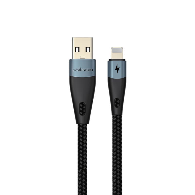 کابل تبدیل USB به لایتنینگ سیبراتون مدل S665i طول 1 متر