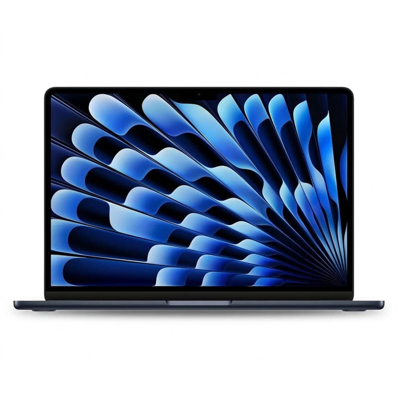 لپ‌تاپ اپل مدل MacBook Air MW123 2025 LLA با پردازنده Apple M4، رم 16GB، حافظه SSD با ظرفیت 256GB، نمایشگر 13.6 اینچ Retina، دارای نور پس‌زمینه کیبورد، حسگر اثر انگشت و سیستم‌عامل Apple Mac OS