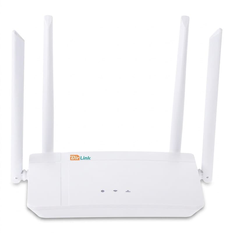 مودم روتر سیم‌کارتی بی‌سیم 4G LTE بیرلینک مدل WL422 با فناوری Wi-Fi 6، سرعت دانلود 150Mbps، پورت LAN و USB Type-C، 4 آنتن 5dBi، پشتیبانی از SMS و قفل باند