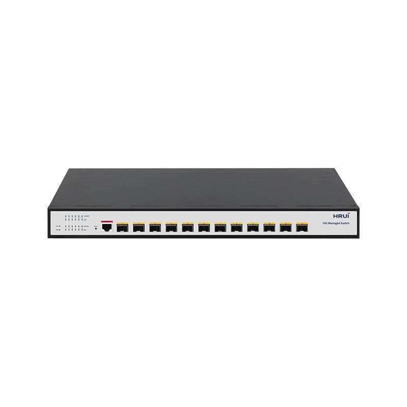 سوئیچ شبکه مدیریتی 12 پورت اچ ار یو ای مدل HR-SWTG3C12F