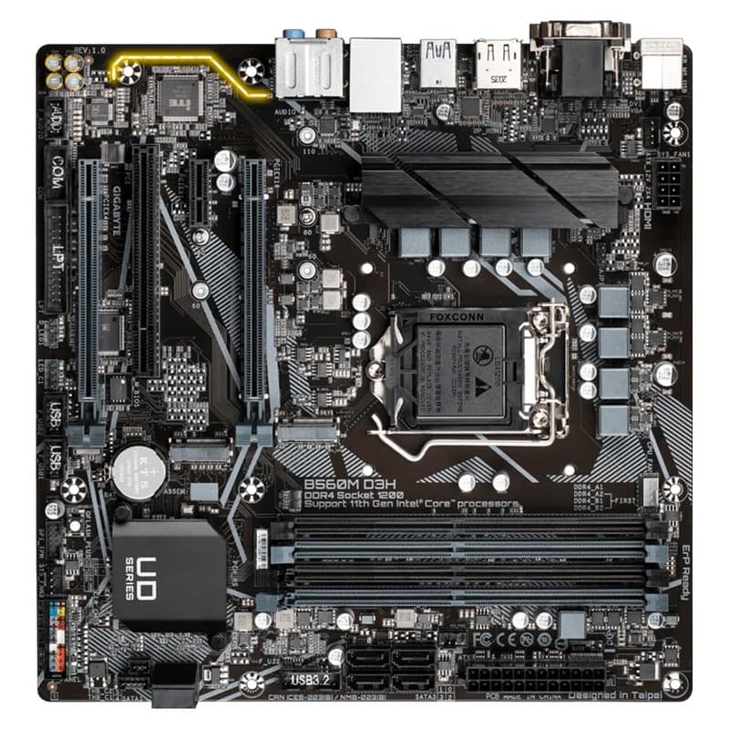 مادربرد گیگابایت مدل B560M D3H Rev1.1