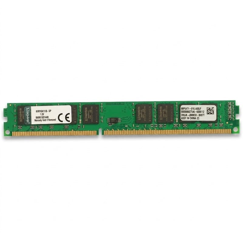 رم دسکتاپ DDR3 کینگستون 1600 مگاهرتز مدل KVR16N11/8 PC3-12800 ظرفیت 8 گیگابایت