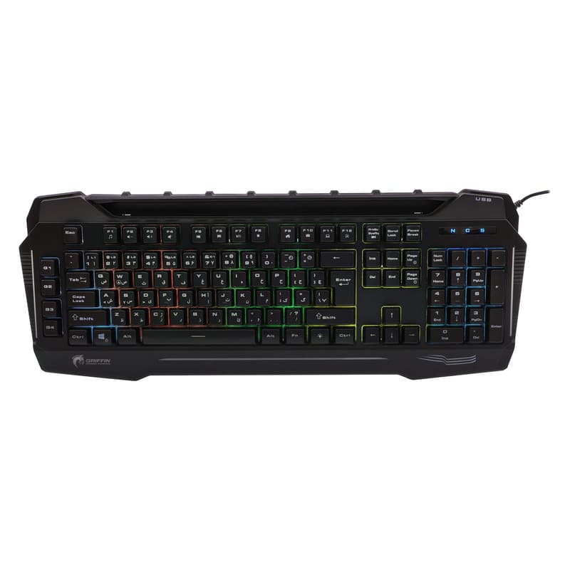کیبورد گیمینگ گرین مدل GK702-RGB، Full-Size نورپردازی RGB