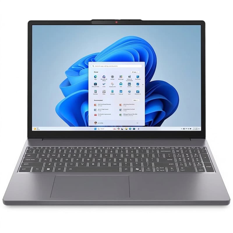 لپ‌تاپ 15.3 اینچی لنوو مدل IdeaPad Slim 3 15IRH10، مجهز به پردازنده Core i7-13620H، رم 8 گیگابایت DDR5، حافظه SSD NVMe با ظرفیت 512 گیگابایت، نمایشگر IPS با رزولوشن WUXGA و نرخ نوسازی 60 هرتز، شارژ سریع و شاتر حریم خصوصی وبکم