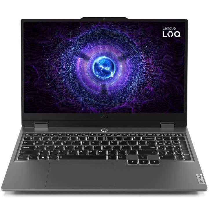 لپ تاپ 15.6 اینچی لنوو مدل LOQ 15IAX9-i5 12600HX-12GB DDR5-512GB SSD-RTX3050-FHD
