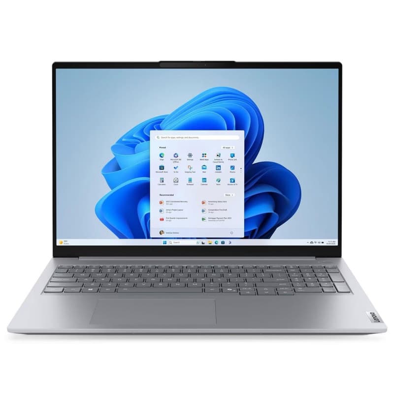 لپ تاپ 16 اینچی لنوو مدل ThinkBook 16 G8 IRL-Core 5 210H-8GB DDR5 5600MHz-1TB SSD-IPS-Fingerprint به همراه کیف - کاستوم شده