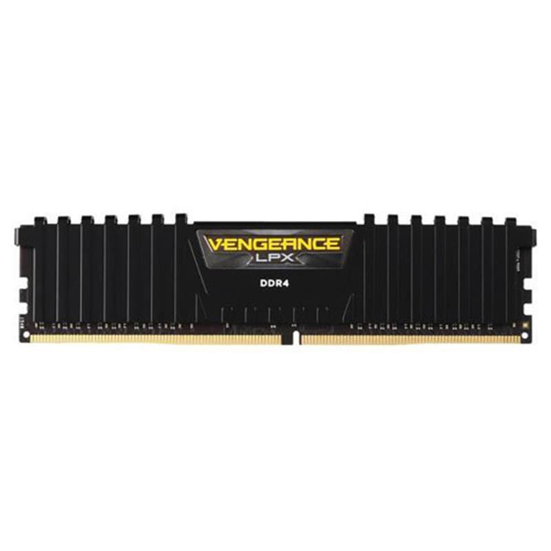 رم دسکتاپ کورسیر مدل VENGEANCE LPX DDR4 تک کاناله ظرفیت 8 گیگابایت فرکانس 3200 مگاهرتز تایمینگ CL16 با هیت‌سینک خنک‌کننده