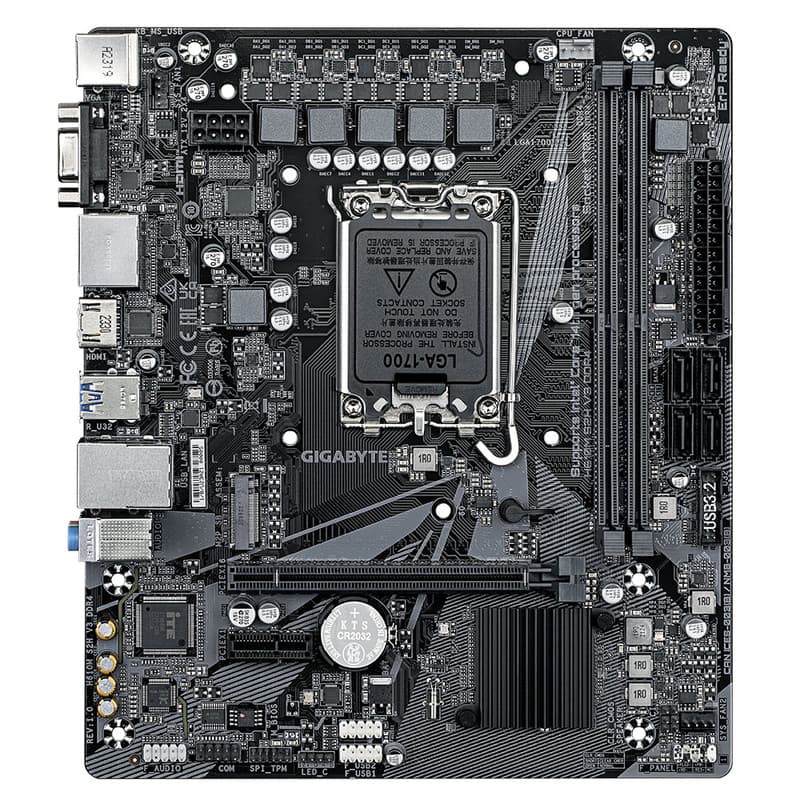 مادربرد گیگابایت مدل H610M S2H V3 rev. 1.0