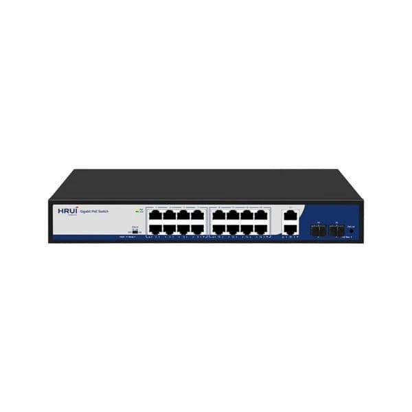 سوئیچ شبکه PoE مدیریتی اچ آر یو آی مدل HR-AFGM-1622S-300